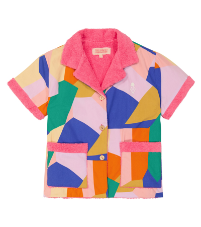 The Animals Observatory Whale Cotton Jacket In Pink