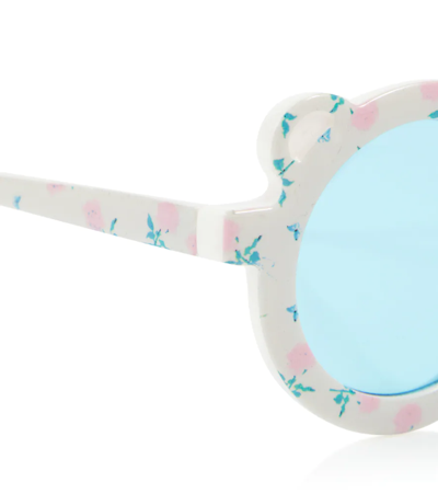 Shop Monnalisa Printed Acetate Sunglasses In White