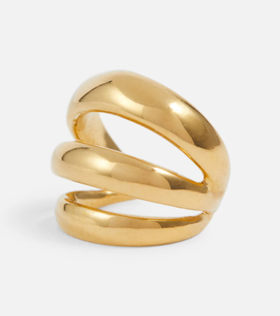 Shop Sophie Buhai Triple 18kt Gold Vermeil Ear Cuff In 18k Gold Vermeil