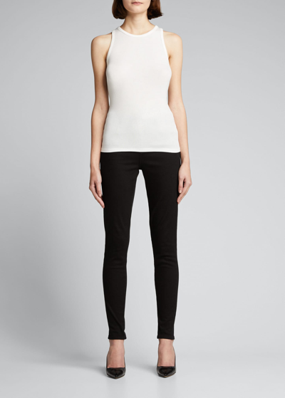 Shop L Agence Nia Racer Back Tank In White