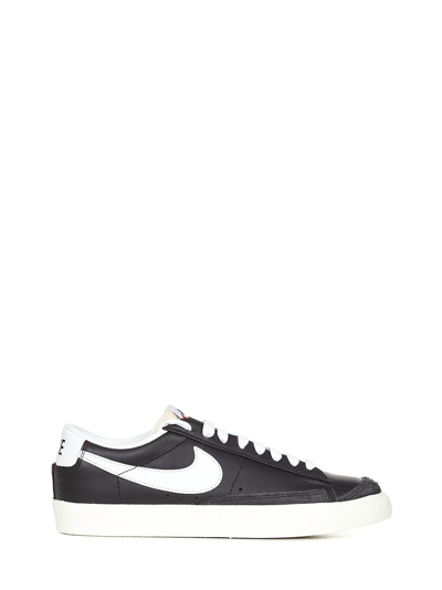 Shop Nike Blazer Low 77 Vntg Sneakers In Black