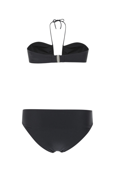 Gucci Sparkling Jersey Bikini With Double G - Atterley In Black | ModeSens