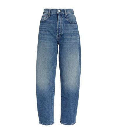 Shop Mother The Curbside Ankle Jeans In Blue