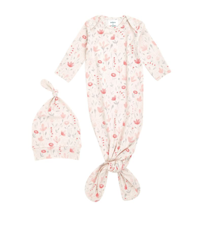 Shop Aden + Anais Perennial Swaddle Suit And Hat Set (0-3 Months) In Pink