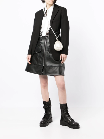 Simone Rocha Micro Egg Perspex Shoulder Bag In White