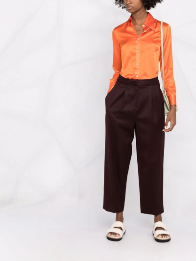 BLANCA VITA LONG-SLEEVED SILK SHIRT 