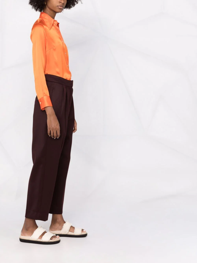 BLANCA VITA LONG-SLEEVED SILK SHIRT 