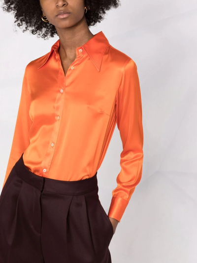 BLANCA VITA LONG-SLEEVED SILK SHIRT 