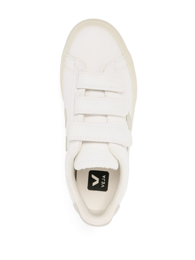 Shop Veja Logo-patch Low-top Sneakers In White