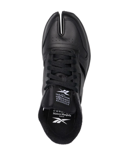Shop Maison Margiela X Reebok Cut-out Design Sneakers In Black