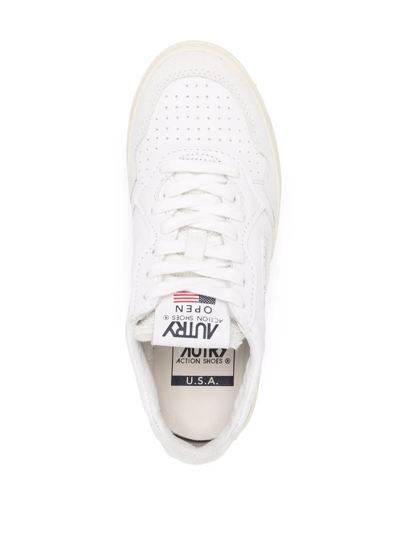 Shop Autry Medalist Low-top Sneakers In White