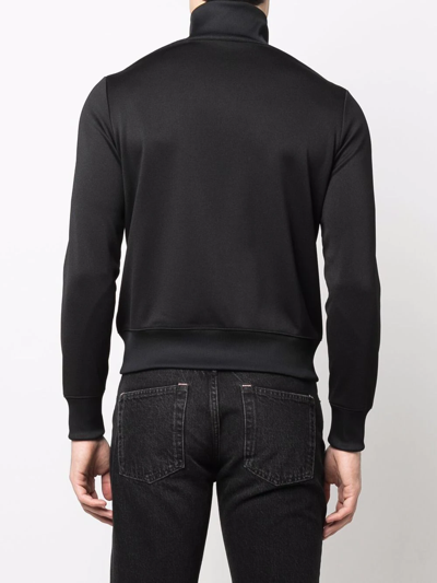 Courrèges Logo Tech Track Jacket In Black