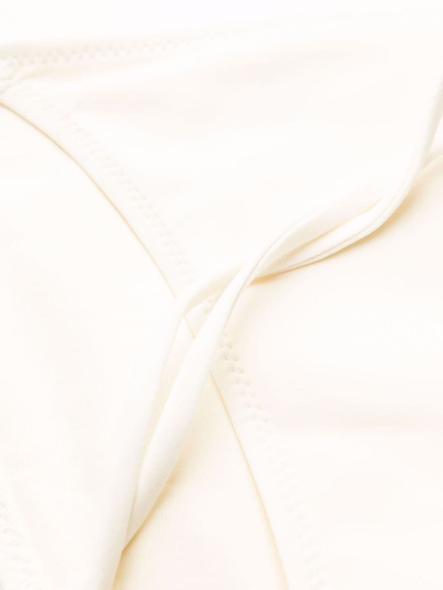 Lido Self-tie Mid-rise Bikini In Neutrals