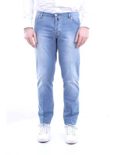 Luigi Borrelli Napoli Jeans Regular Men Light Jeans In Blue | ModeSens