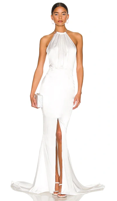 Shop Retroféte Margot Dress In White