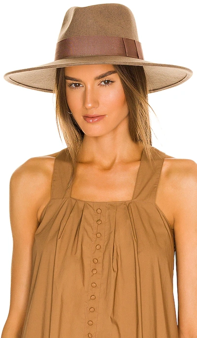 Shop Brixton Joanna Felt Hat In Heather Twig