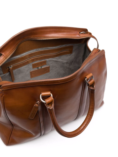 Shop Officine Creative Quentin Holdall Bag In Brown