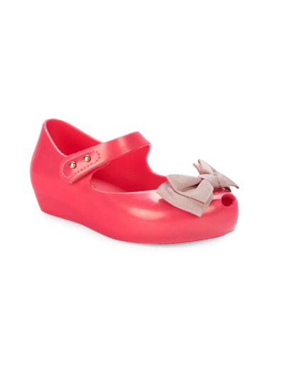 Shop Mini Melissa Girl's Ultragirl Sweet Mary Jane Shoes In Pink