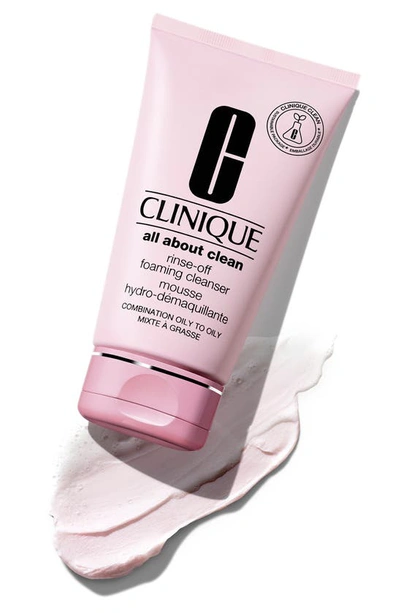 Shop Clinique All About Clean™ Rinse-off Foaming Face Cleanser, 5 oz