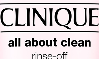 Clinique All About Clean Rinse-off Foaming Face Cleanser, 5 Oz.