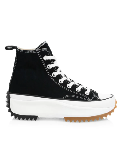 Shop Converse Foundational Canvas Run Star Hike Sneakers In Black White Gum