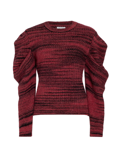 Shop Naadam Women's Space-dye Crewneck Sweater In Pink Combo