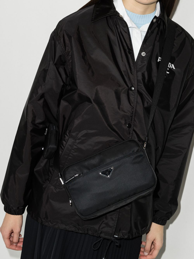Prada Re-nylon Crossbody Bag In Schwarz