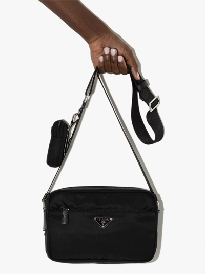 Prada Re-nylon Crossbody Bag In Schwarz