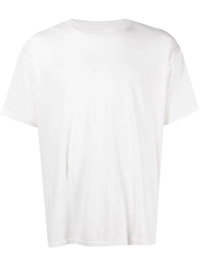 Shop John Elliott Jersey Crew-neck T-shirt In Weiss