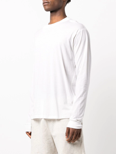 Shop John Elliott Cotton-cashmere Blend Sweatshirt In Weiss