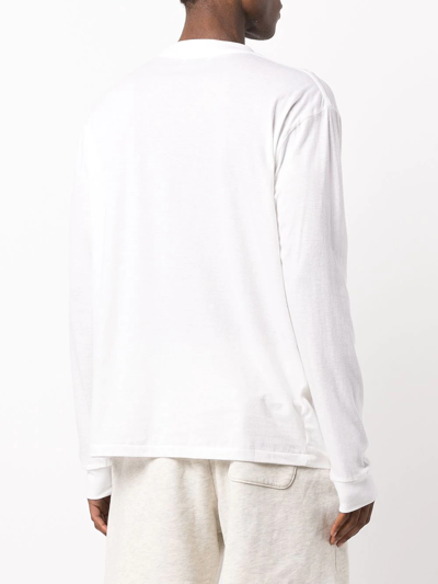 Shop John Elliott Cotton-cashmere Blend Sweatshirt In Weiss