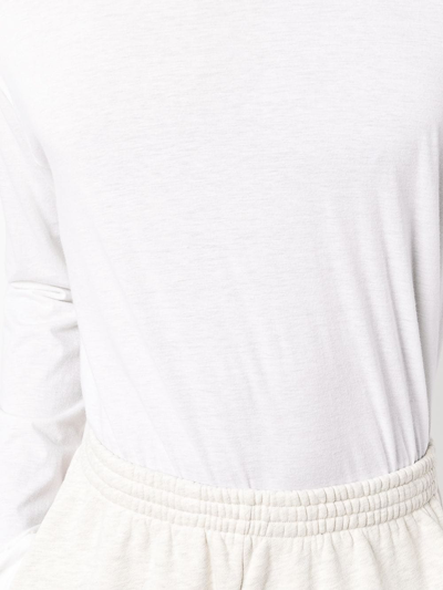 John Elliott Cotton-cashmere Blend Sweatshirt In Weiss
