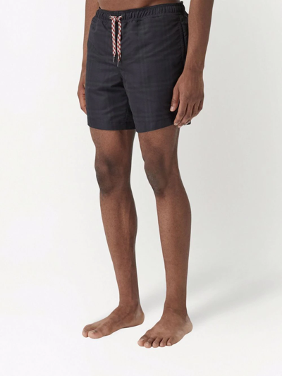 Burberry Vintage Check Drawcord Swim Shorts In Dark Charcoal | ModeSens