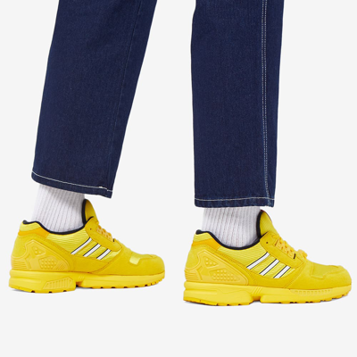 Shop Adidas Originals Adidas Adidas Zx 8000 X Lego Sneakers In Yellow