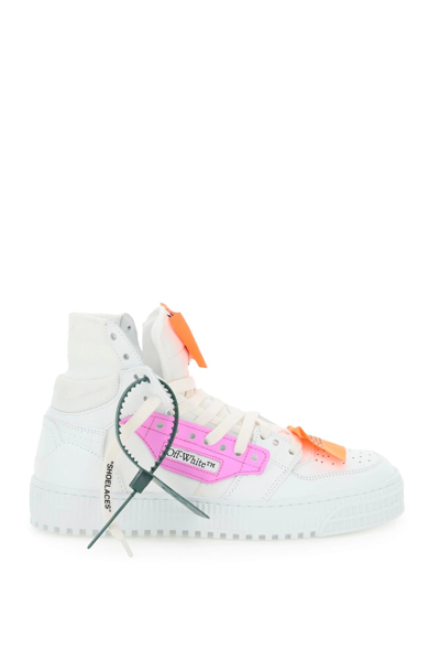 Shop Off-white Off-court 3.0 Sneakers In White,fuchsia