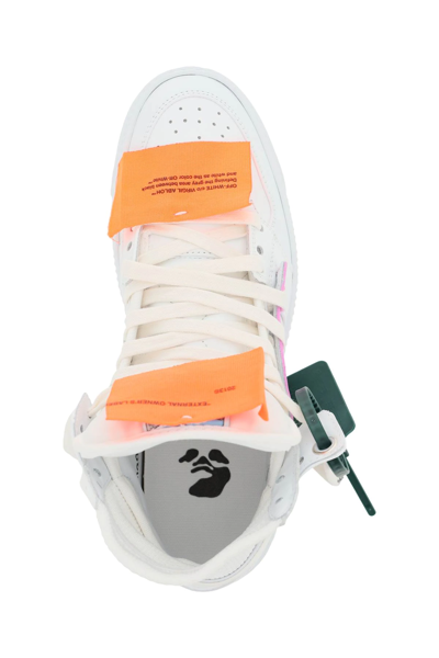 Shop Off-white Off-court 3.0 Sneakers In White,fuchsia