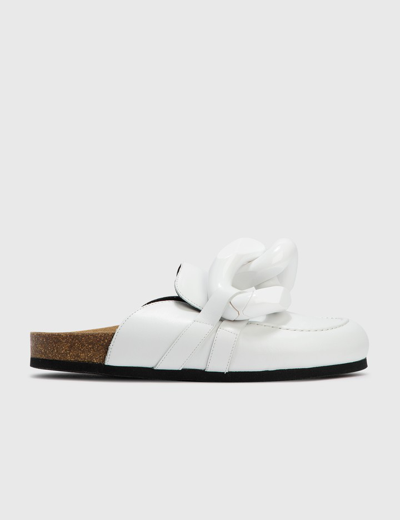 Shop Jw Anderson Chain Loafer In White
