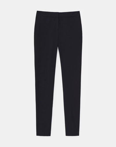 Shop Lafayette 148 Stretch Twill Manhattan Skinny Ankle Pant In Black