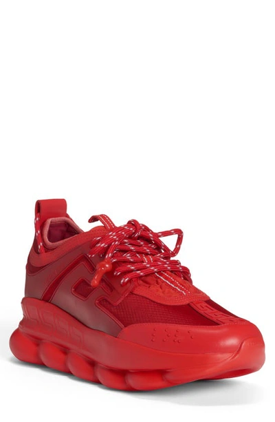 Versace, Shoes, Red Versace Chain Reaction