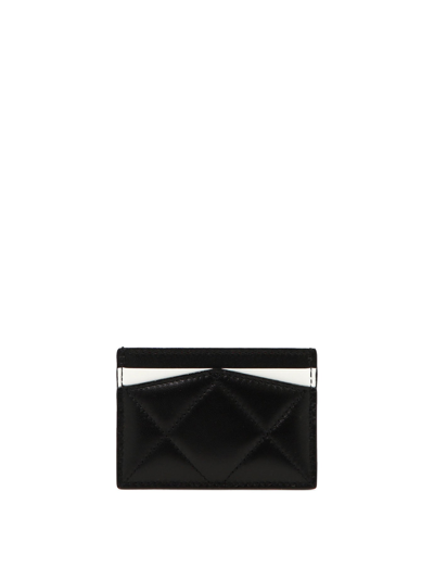 Shop Alexander Mcqueen "graffiti" Card Holder In Black  