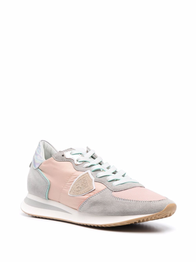 Philippe Model Trpx Mondial Lace-up Sneakers In Grey