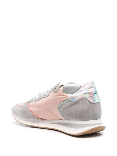 Philippe Model Trpx Mondial Lace-up Sneakers In Grey