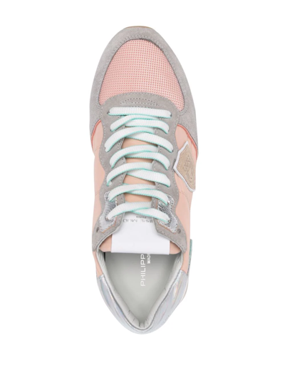 Philippe Model Trpx Mondial Lace-up Sneakers In Grey