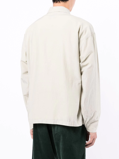 Shop Ymc You Must Create Military Buttoned-up Shirt In Neutrals