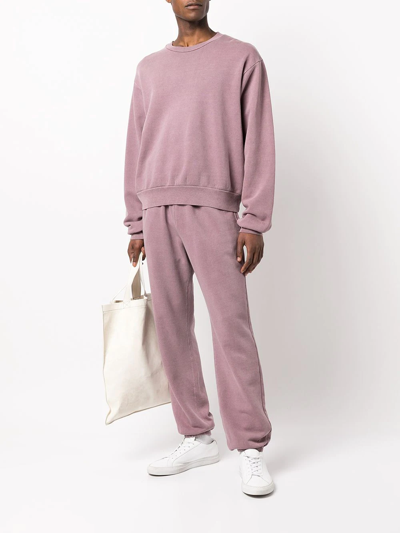 Shop John Elliott Interval Crew-neck Sweatshirt In Pink