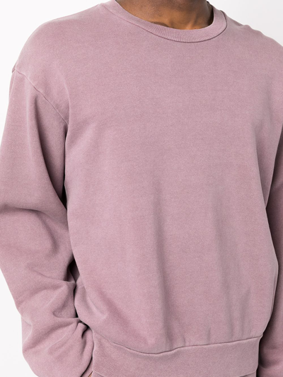 Shop John Elliott Interval Crew-neck Sweatshirt In Pink