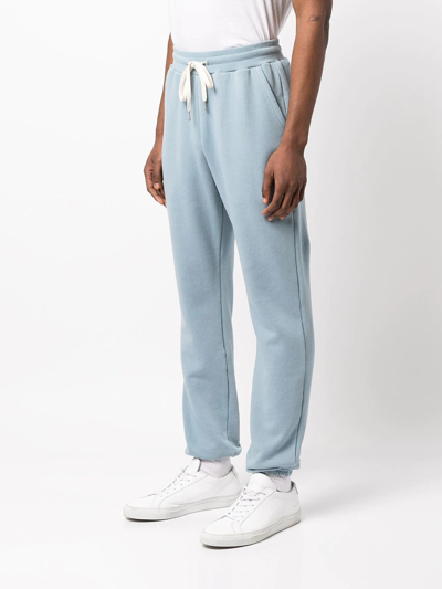 Shop John Elliott La Cotton Track Pants In Blue