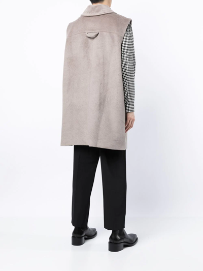 Shop Onefifteen X Anowhereman Vest Coat In Brown