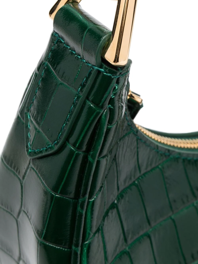 Tom Ford Mini Bianca Crocodile-embossed Shoulder Bag In Green