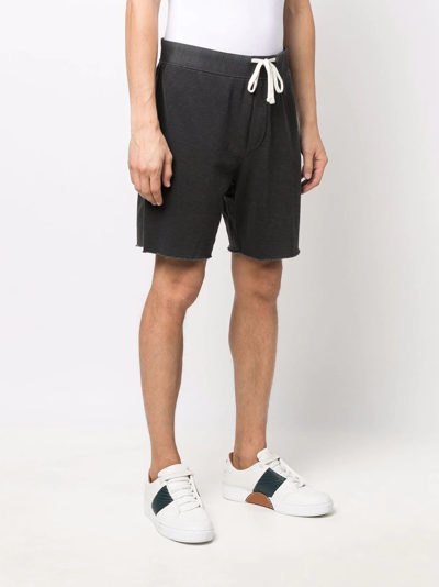 Shop James Perse Terry Sweat Shorts In Grey